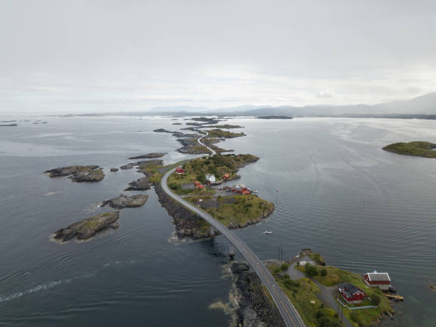 istock Storseisundet Bridge, Atlantic Ocean Road Norway 916097534
