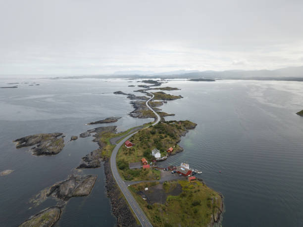 istock Storseisundet Bridge, Atlantic Ocean Road Norway 916097536
