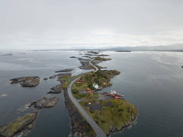 istock Storseisundet Bridge, Atlantic Ocean Road Norway 916097542