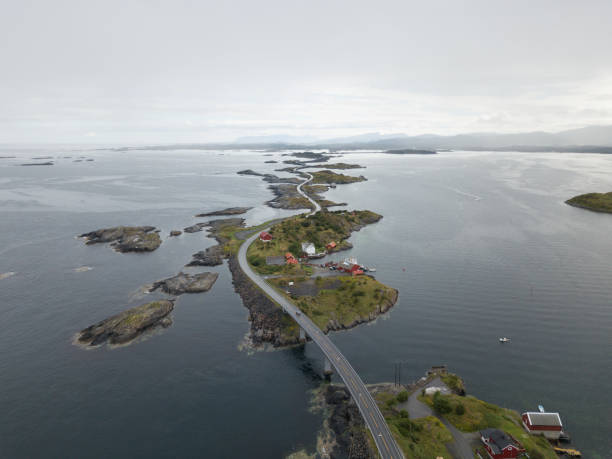 istock Storseisundet Bridge, Atlantic Ocean Road Norway 916097544