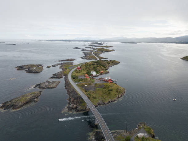 istock Storseisundet Bridge, Atlantic Ocean Road Norway 916097564
