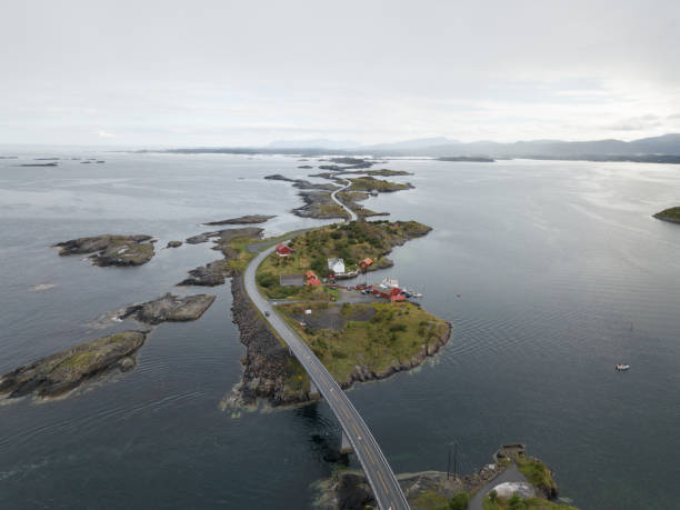istock Storseisundet Bridge, Atlantic Ocean Road Norway 916097566