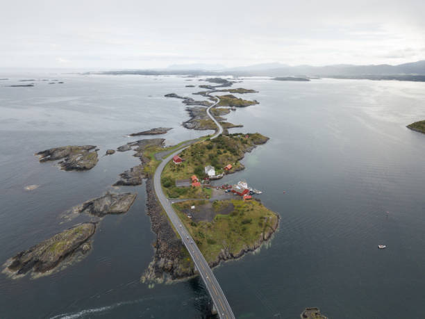 istock Storseisundet Bridge, Atlantic Ocean Road Norway 916097574