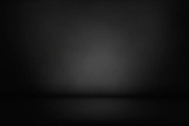 istock Black, dark and gray abstract  cement wall and studio room gradient background 916098006
