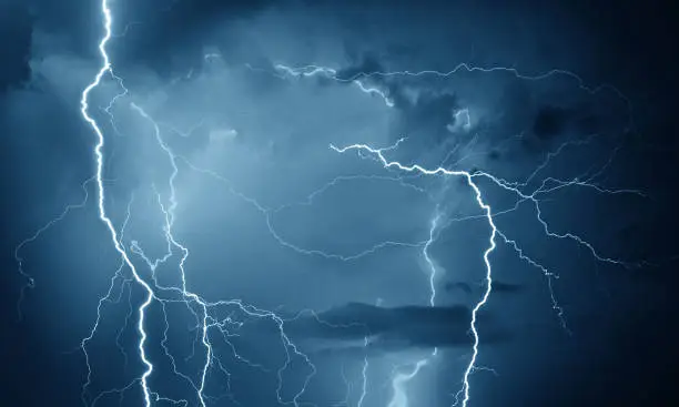 Photo of Thunder, lightning and rain