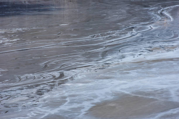 istock Pollution of a lake with contaminated water from a copper mine 916124272