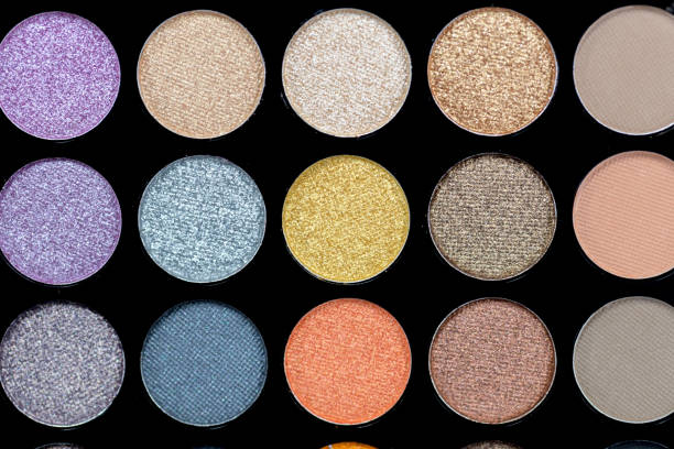 istock Backgrounds of Cosmetic makeup set on table. 916135070