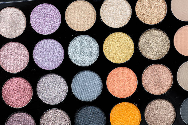 istock Backgrounds of Cosmetic makeup set on table. 916135698