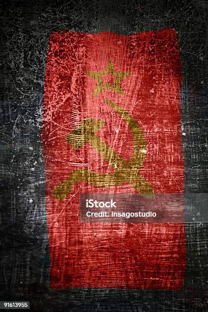 Grunge Flag Of The Soviet Union Stock Photo - Download Image Now - Communist Flag, Aging Process, Allied Forces