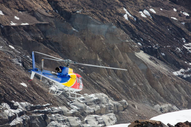 istock Rescue helicopter in Annapurna basecamp, Nepal 916140906