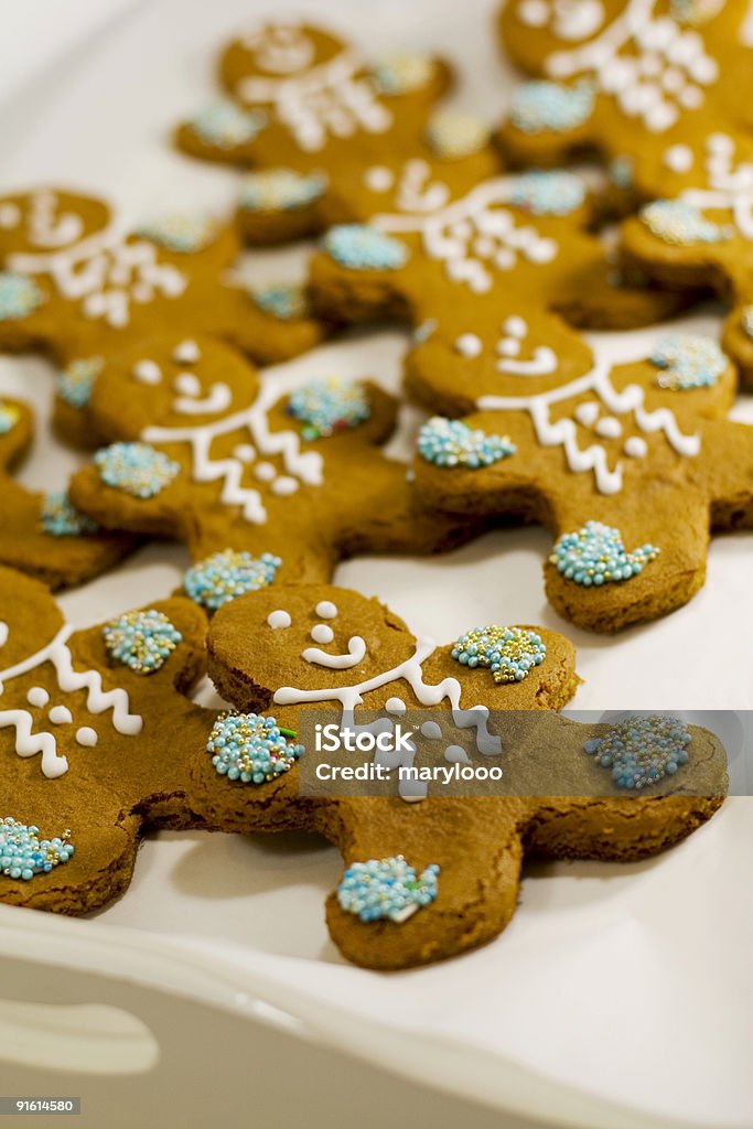 Homens-biscoito de cookies - Foto de stock de Adulto royalty-free