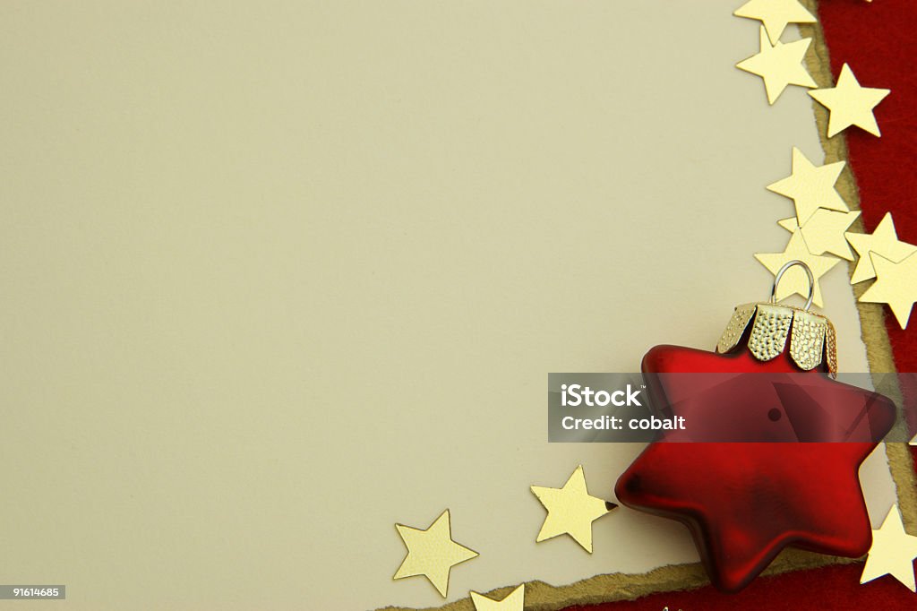 Serie di lettera di Natale - Foto stock royalty-free di A forma di stella