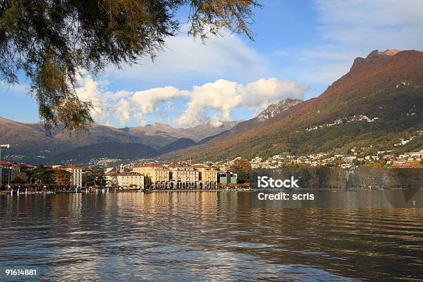 Photo libre de droit de Lac De Lugano banque d'images et plus d'images libres de droit de Canton du Tessin - Canton du Tessin, Europe, Europe de l'Ouest