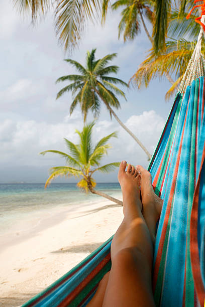 istock Woman in a Hammock 91615099