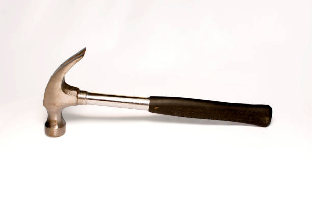 istock Old steel hammers isolated on white background 916151812