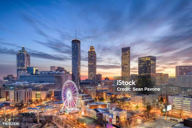 Atlanta Georgia Usa Stock Photo - Download Image Now - Atlanta - Georgia, Georgia - US State, Urban Skyline