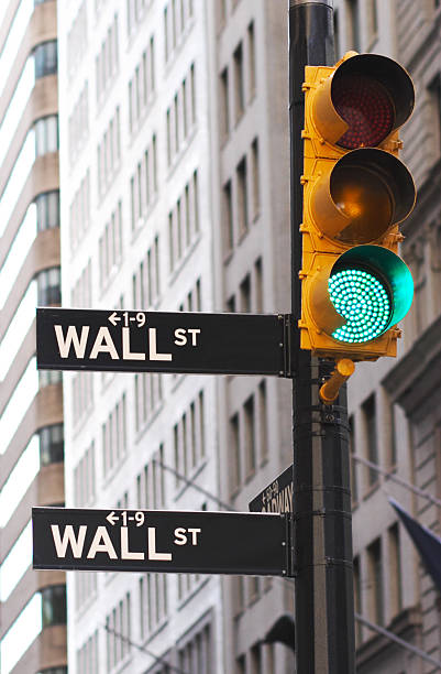 Wall Street - foto de acervo