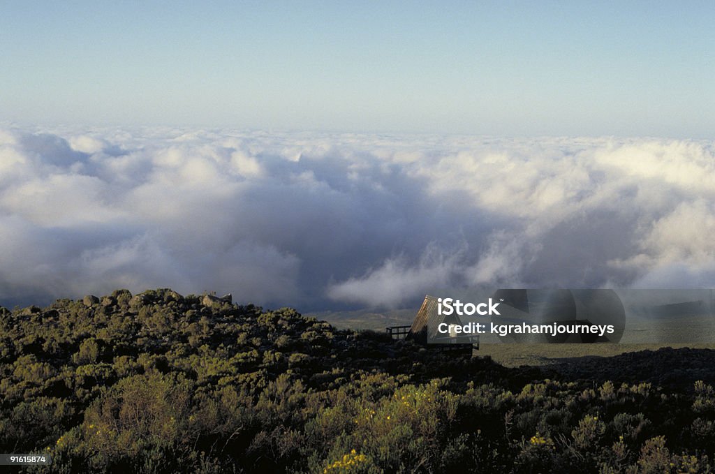 Above the Clouds  Africa Stock Photo