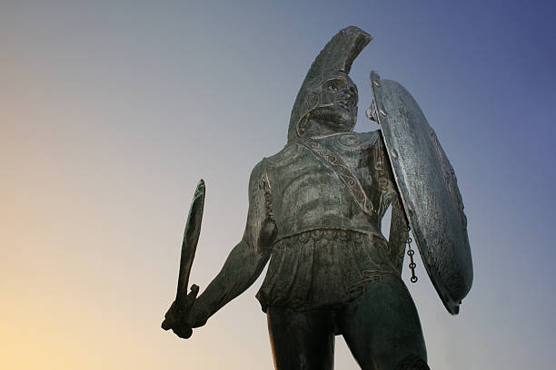 King Leonidas, Sparta  sparta greece photos stock pictures, royalty-free photos & images