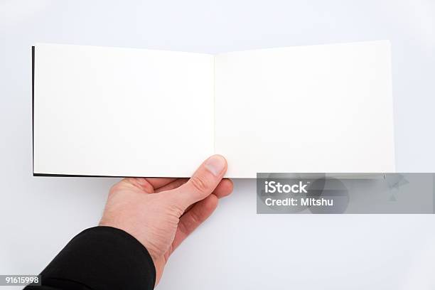 Open Empty Notebooksketchbook To Fill In Stock Photo - Download Image Now - Flip Book, Sketch Pad, Template