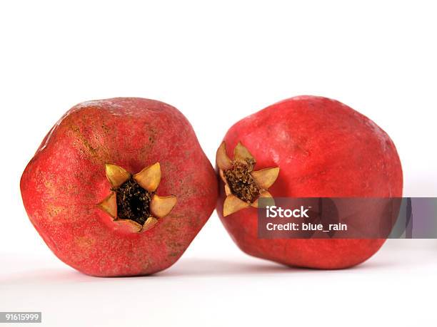 Two Pomegranates Stock Photo - Download Image Now - Antioxidant, Close-up, Color Image