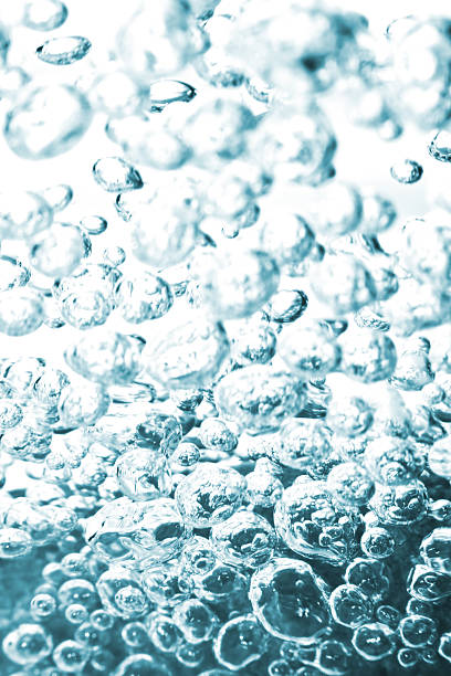 istock Extreme magnification of water bubbles being produced 91616015