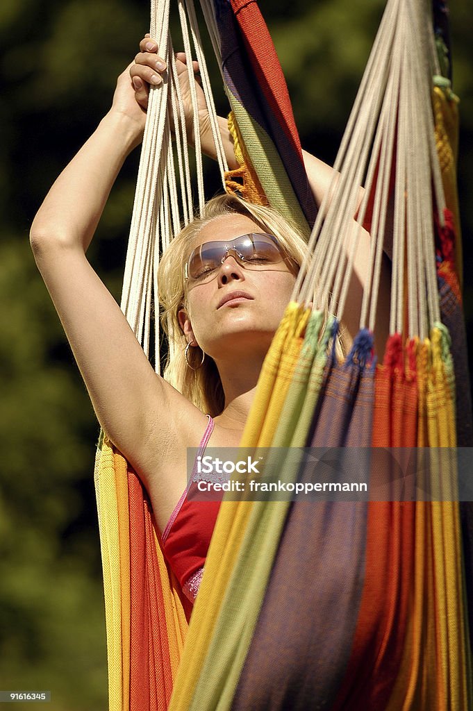 Hammock spider - Lizenzfrei Blondes Haar Stock-Foto