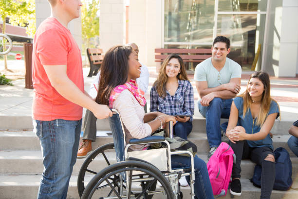 istock College student friends talking together on university campus. 916163460