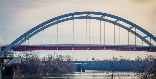istock bridge in Nashville Tennessee 916164416