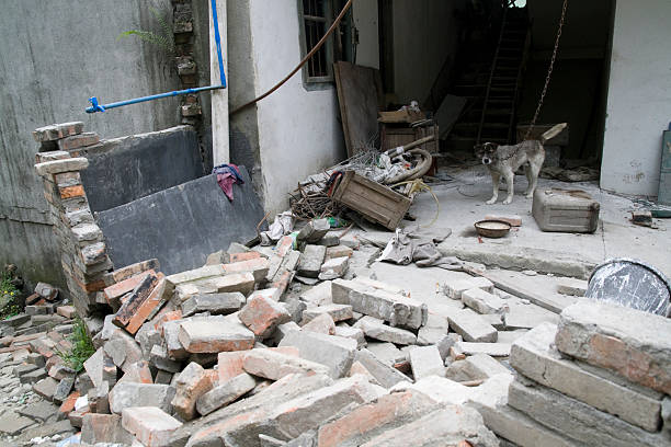 Sichuan earthquake - China stock photo