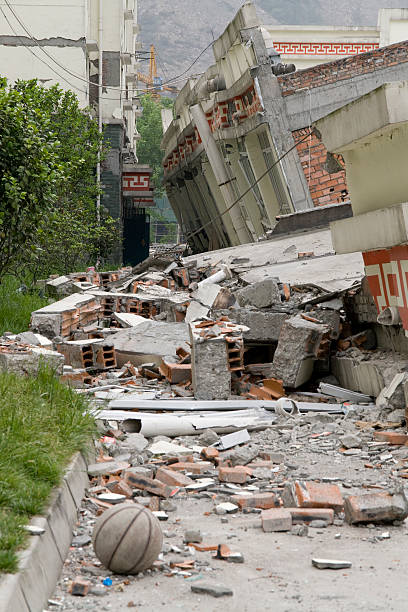 Sichuan earthquake - China stock photo