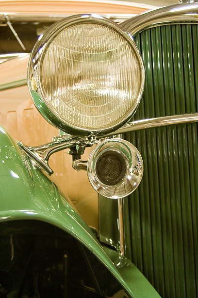 istock Antique Car Headlight Close-up 91617961