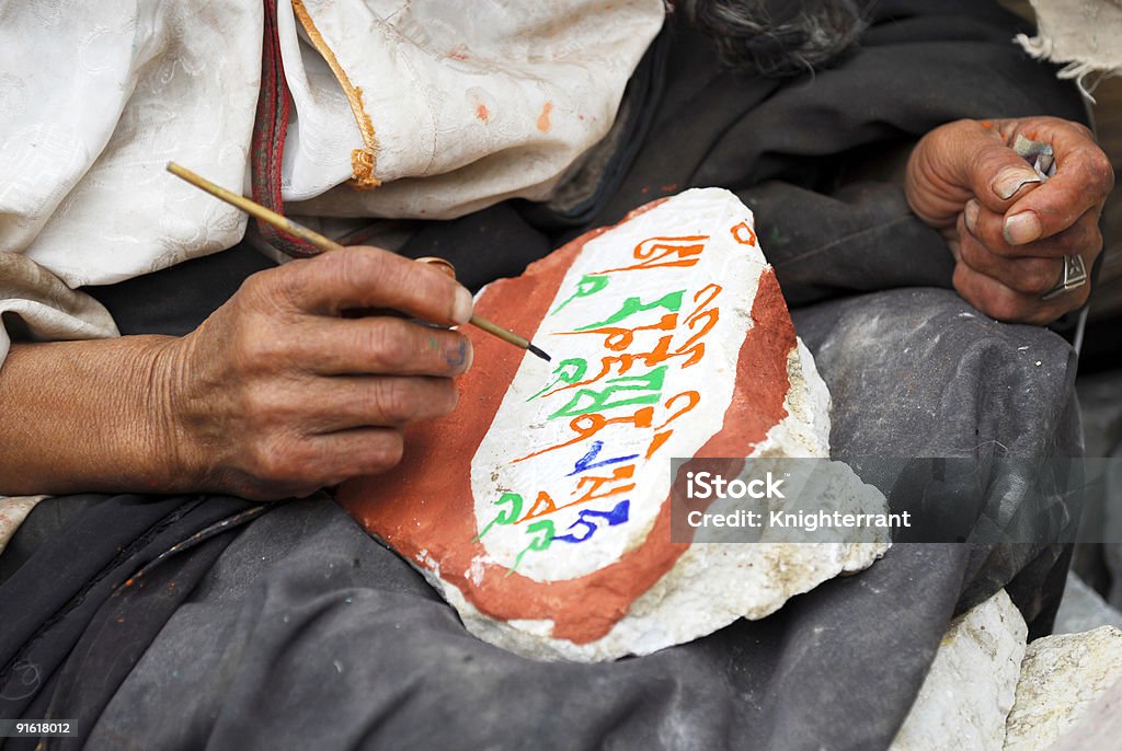 Escultura de pedra manicure - Foto de stock de Arte royalty-free