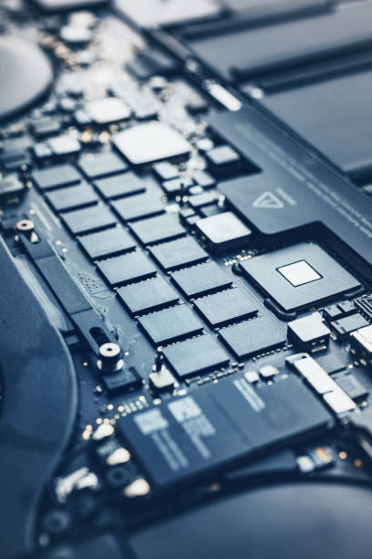 istock Motherboard of modern laptop 916185816