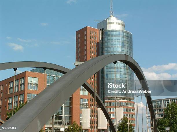 Hamburger Di Manzo Speicherstadt Mit Anseatica Trade Center - Fotografie stock e altre immagini di Acciaio