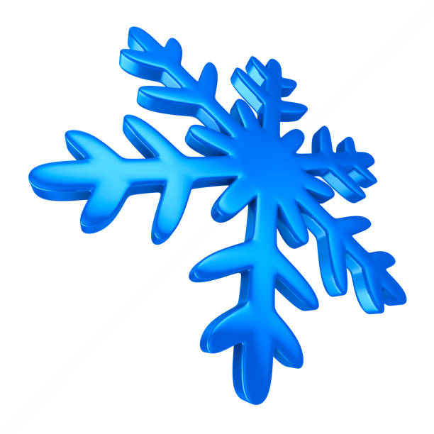 istock snowflake on white background. Isolated 3D illustration 916189096