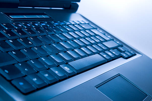 istock Blue laptop detail 91618994