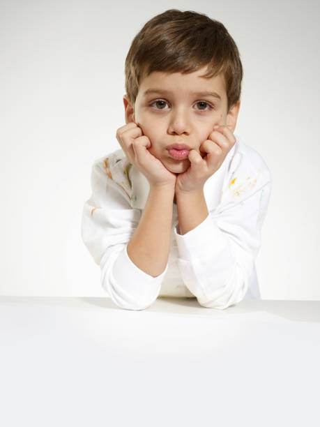 istock Bored little artist 916191948