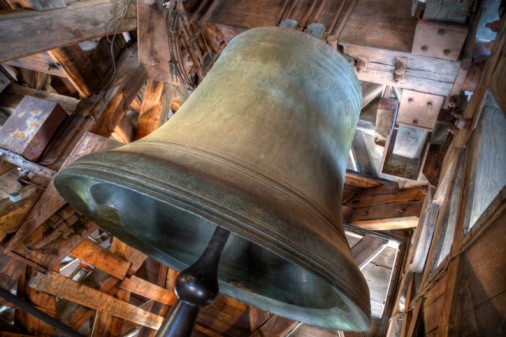 Copper bell outdoor decoration