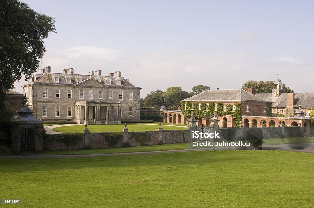 Antony House, Cornovaglia - Foto stock royalty-free di Palazzo signorile