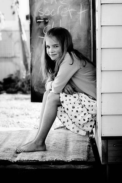 istock Cute girl sitting 91619963