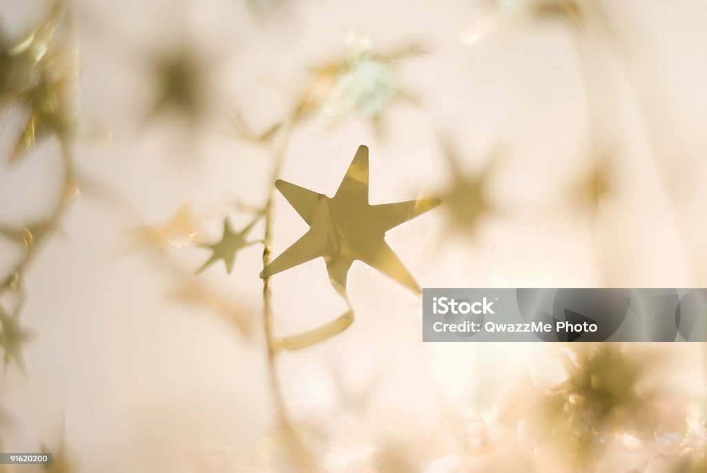 Luzes e estrelas a série de festividades - Foto de stock de Formato de Estrela royalty-free