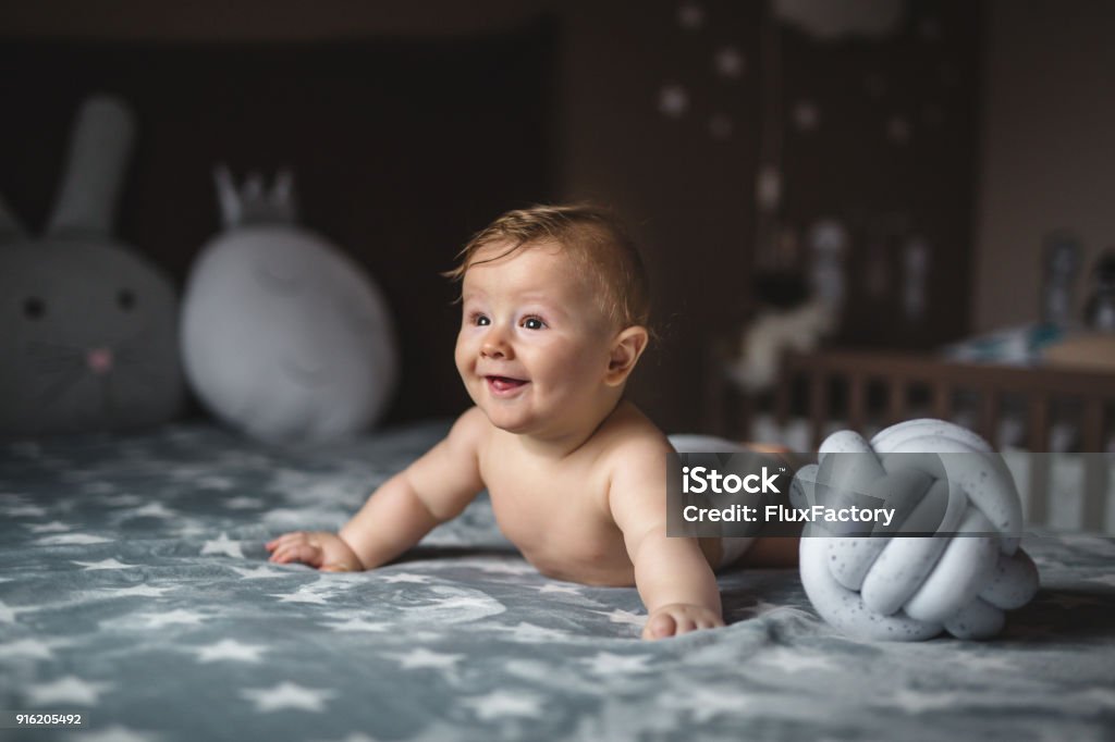 Lächelnde cutie - Lizenzfrei Baby Stock-Foto
