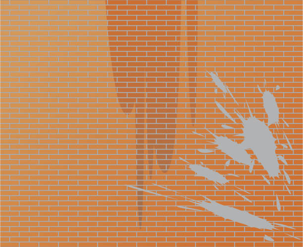 Muro di mattoni - illustrazione arte vettoriale