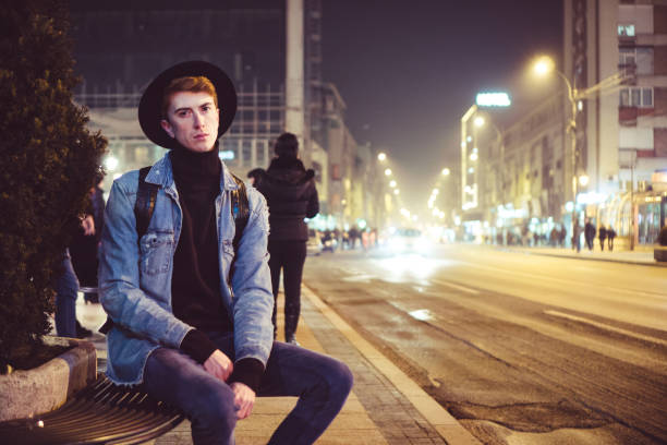 istock Hipster in the city nightlife 916209108