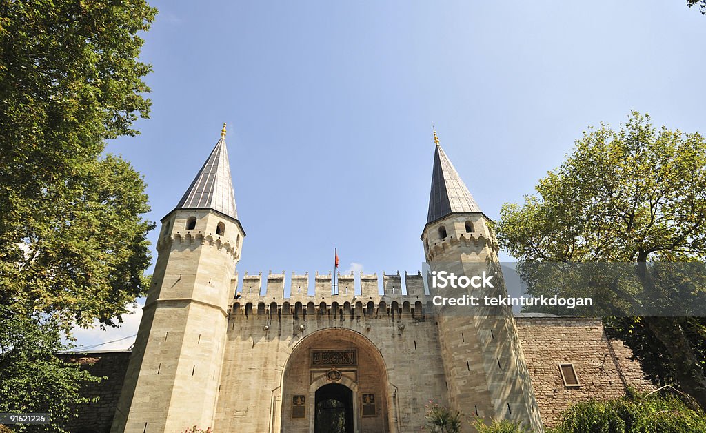 Topkapi Palace Entrance Gate Istanbul Turkey  Ancient Stock Photo