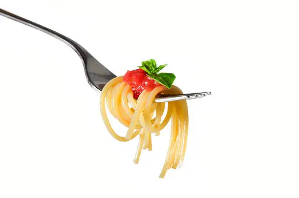 Photo of Spaghetti pasta isolated
