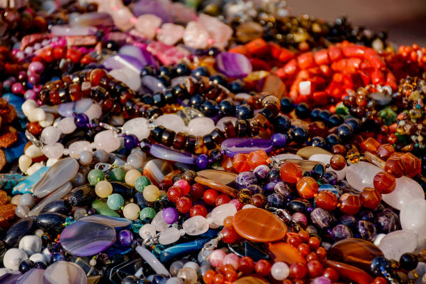 istock Jewelry of semi-precious stones 916212820
