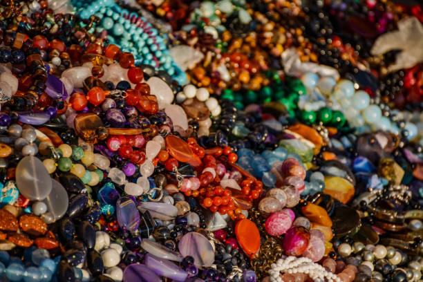 istock Jewelry of semi-precious stones 916212850