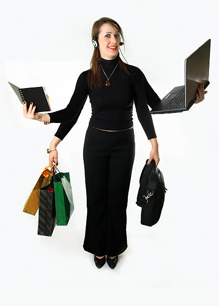 istock Busy woman 91622535